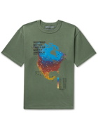 Reese Cooper® - Trees of North America Printed Cotton-Jersey T-Shirt - Green
