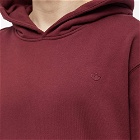 Adidas Contempo French Terry Hoody in Shadow Red