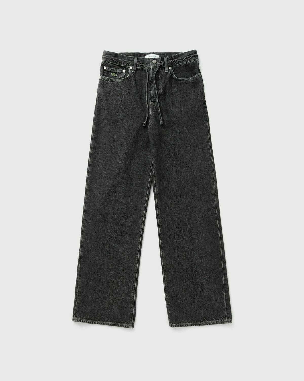 Lacoste TROUSERS Black Womens Jeans