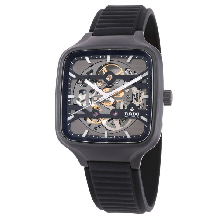 Photo: Rado True Square Automatic Skeleton Dial Watch R27197169