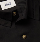 BODE - Beaded Cotton Shirt Jacket - Black