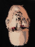 DOUBLET - Hand Knit Cotton Jacquard Sweater