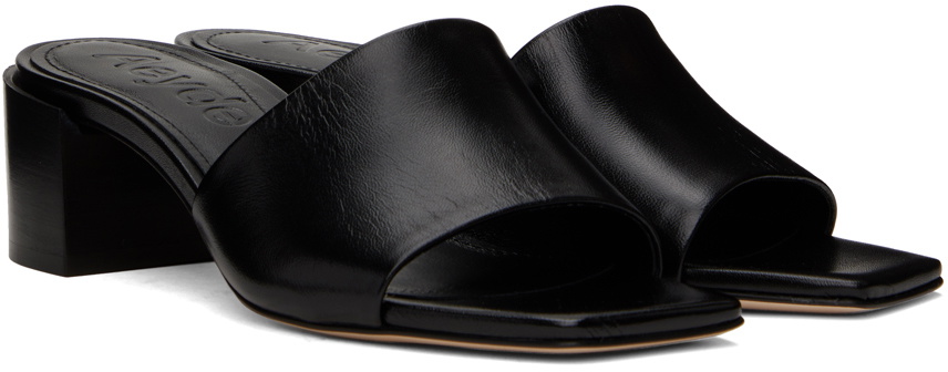 【関税込み】Aeyde ブラック Lissy ヒールサンダル Aeyde Black Lissy Heeled Sandals Aeyde