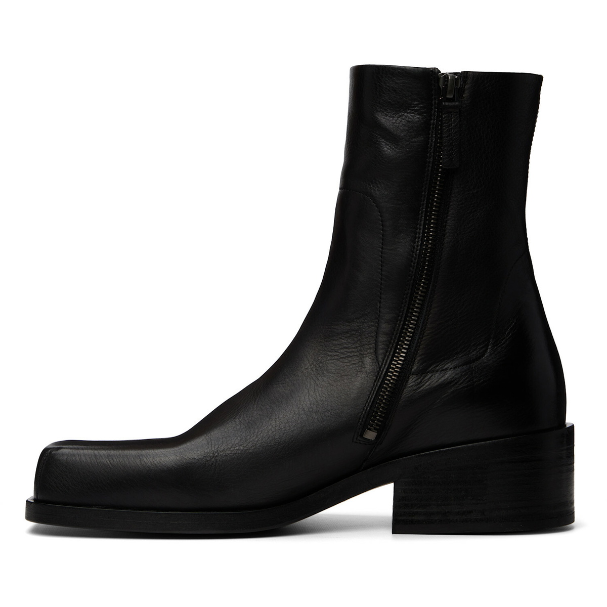 Marsèll Black Cassello Ankle Boots