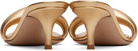 Gianvito Rossi Gold Bijoux 35 Mules