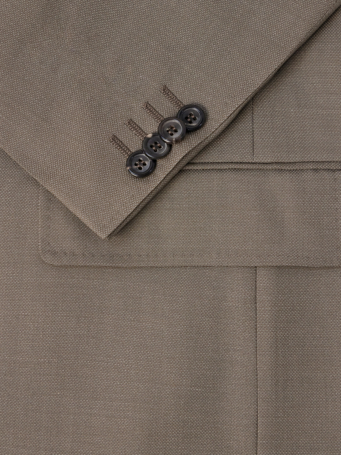 Canali - Kei Wool Suit Jacket - Brown
