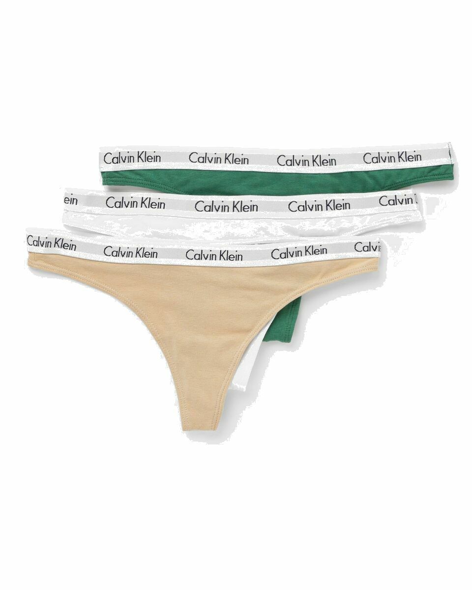 Calvin Klein Underwear Wmns Modern Thong Green - Womens - Panties