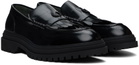 Fred Perry Black B5316 Loafers