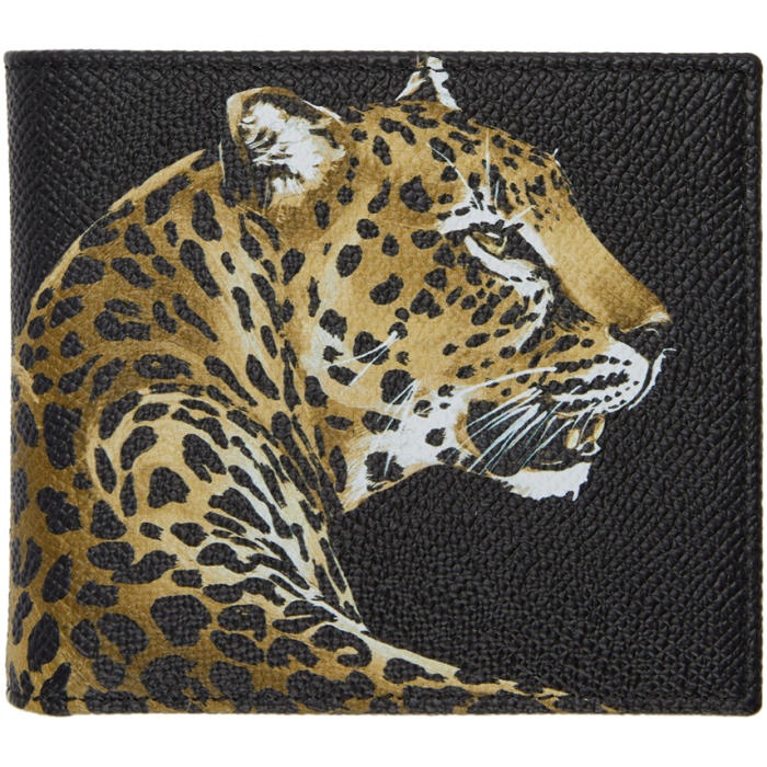 Photo: Dolce and Gabbana Black Leopard Wallet