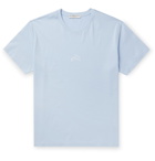 GIVENCHY - Logo-Embroidered Cotton-Jersey T-Shirt - Blue