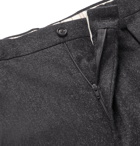 De Petrillo - Virgin Wool-Flannel Trousers - Gray