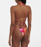 Louisa Ballou - Mini Ring printed bikini bottoms