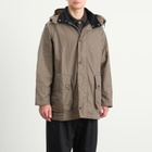 Barbour Men's x Margaret Howell Stand Collar Wax Parka Jacket in Kelp
