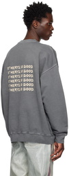 Diesel Gray S-MART-E9 Sweatshirt