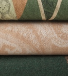 Etro Fringed paisley wool throw