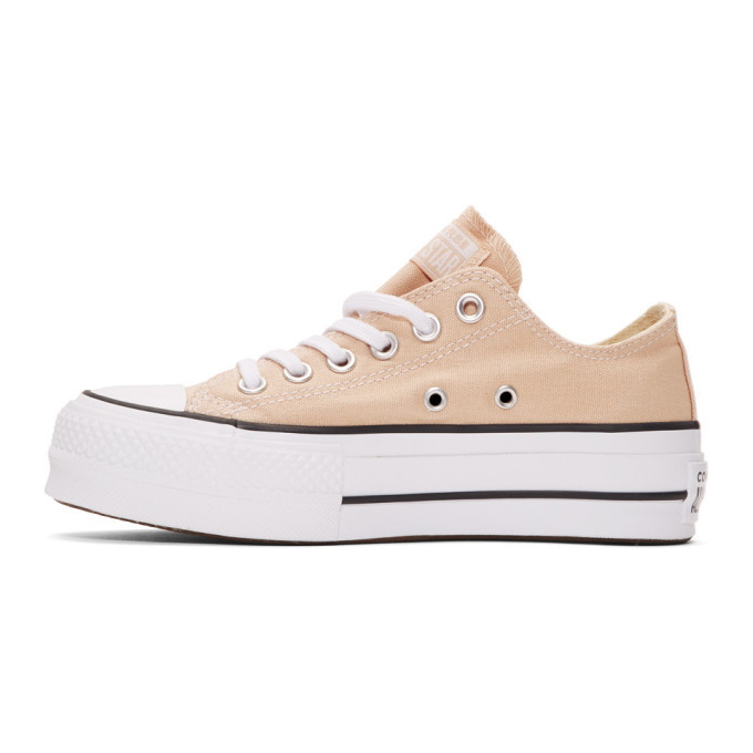 Chuck taylor all star lift beige femme - Converse