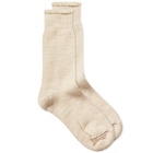 RoToTo Double Face Sock in Oatmeal