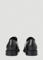 Chisel Toe Derby Shoes in Black