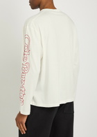Cole Buxton Rodeo Printed Cotton T-shirt White