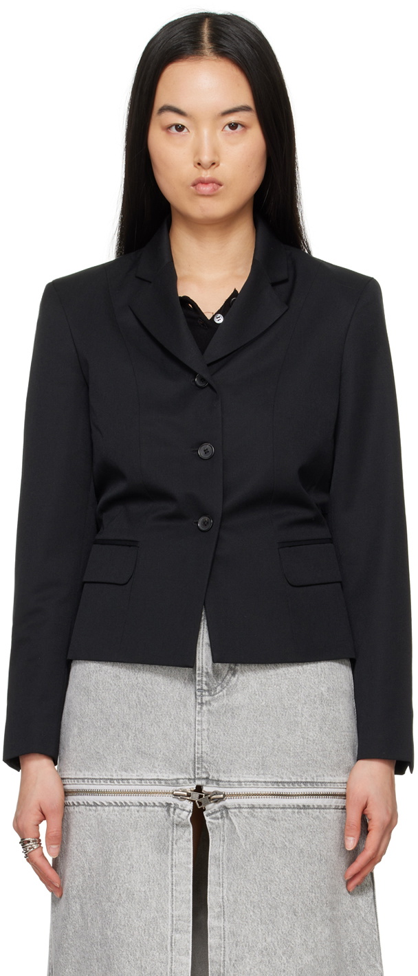 VAQUERA Black Cutout Blazer