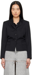 VAQUERA Black Cutout Blazer
