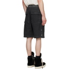 Rick Owens DRKSHDW Black Tower Pusher Shorts