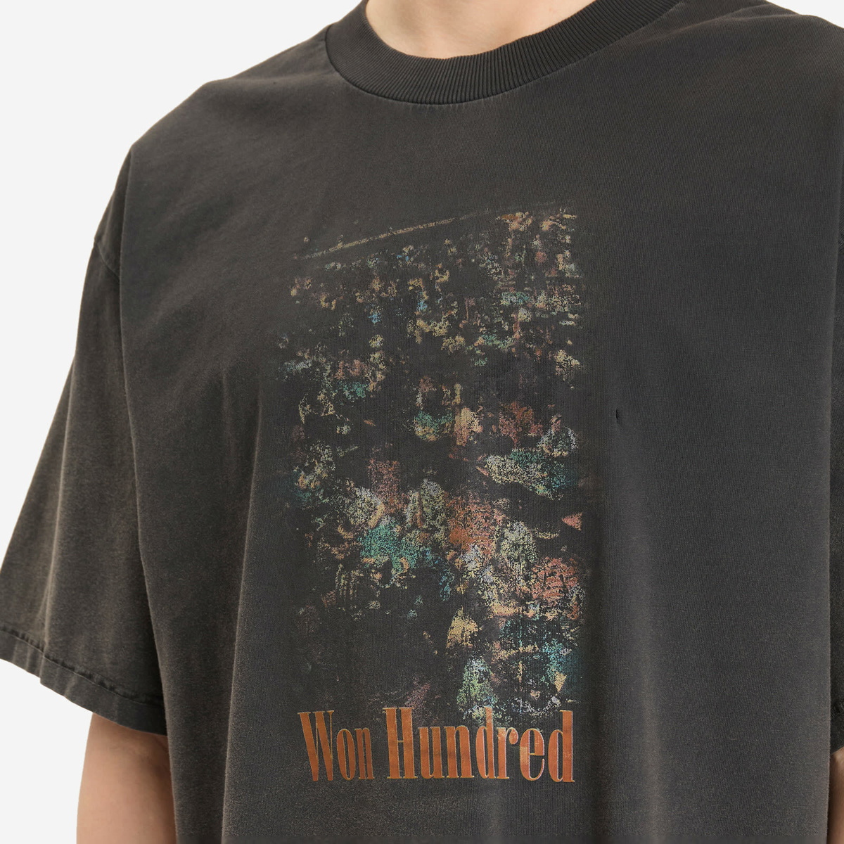 Won Hundred Men's Houston Casino T-Shirt in Washed Black