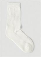 Thight Night Socks in White