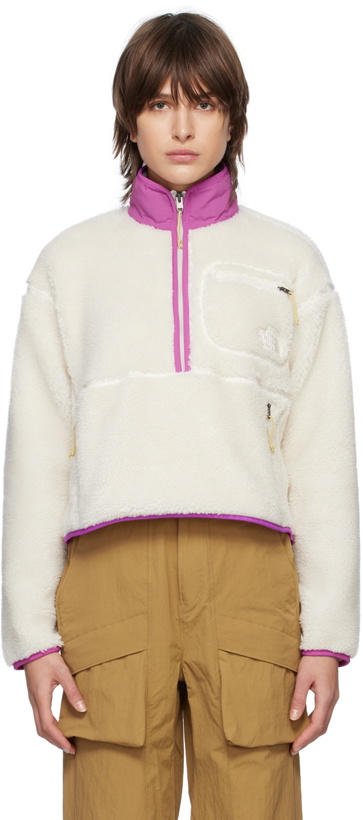 Photo: The North Face White Extreme Pile Sweatshirt