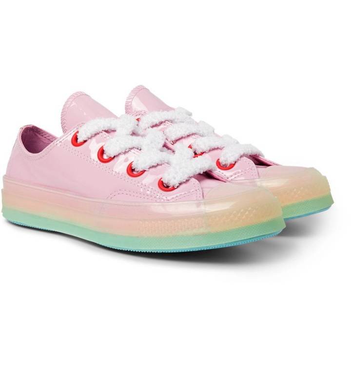 Photo: Converse - JW Anderson 1970s Chuck Taylor All Star Patent-Leather Sneakers - Men - Pink