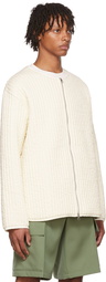 Jil Sander Off-White Cotton Jacket