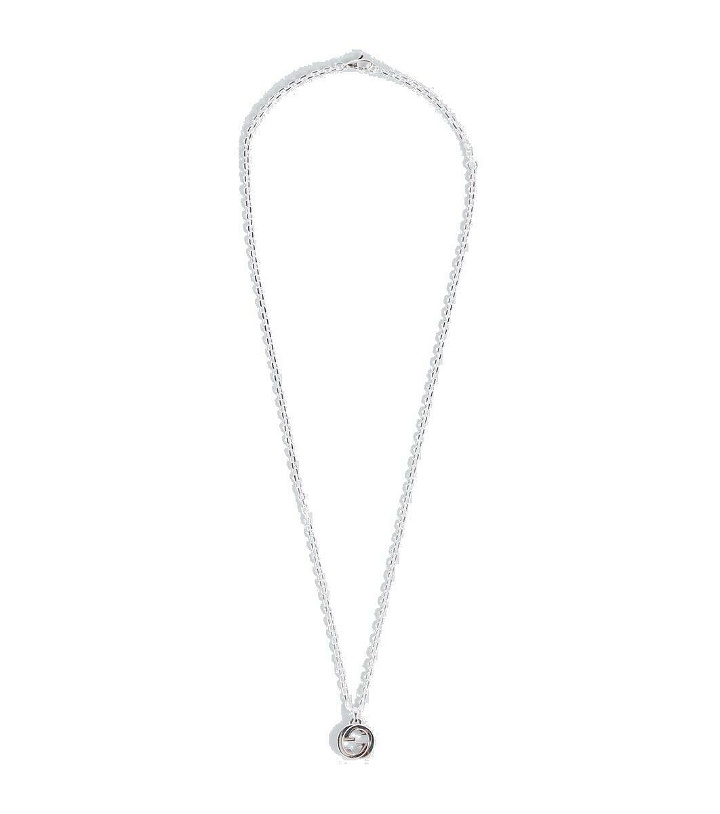 Photo: Gucci Interlocking G sterling silver necklace