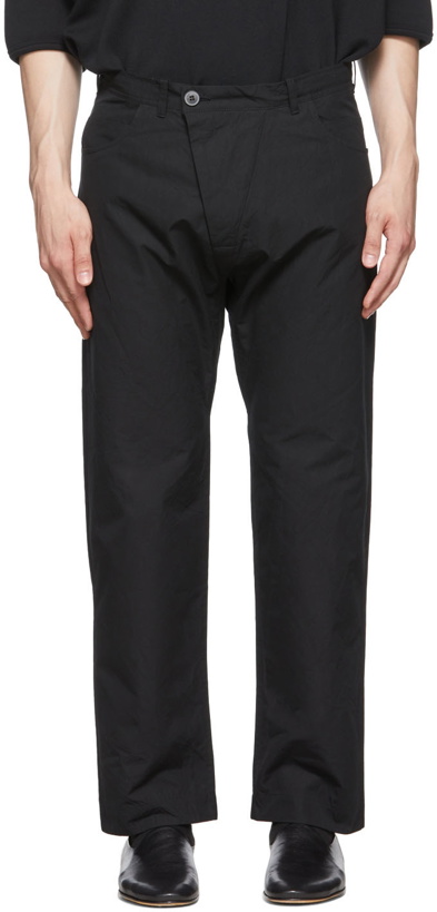 Photo: Jan-Jan Van Essche Black Cotton Trousers