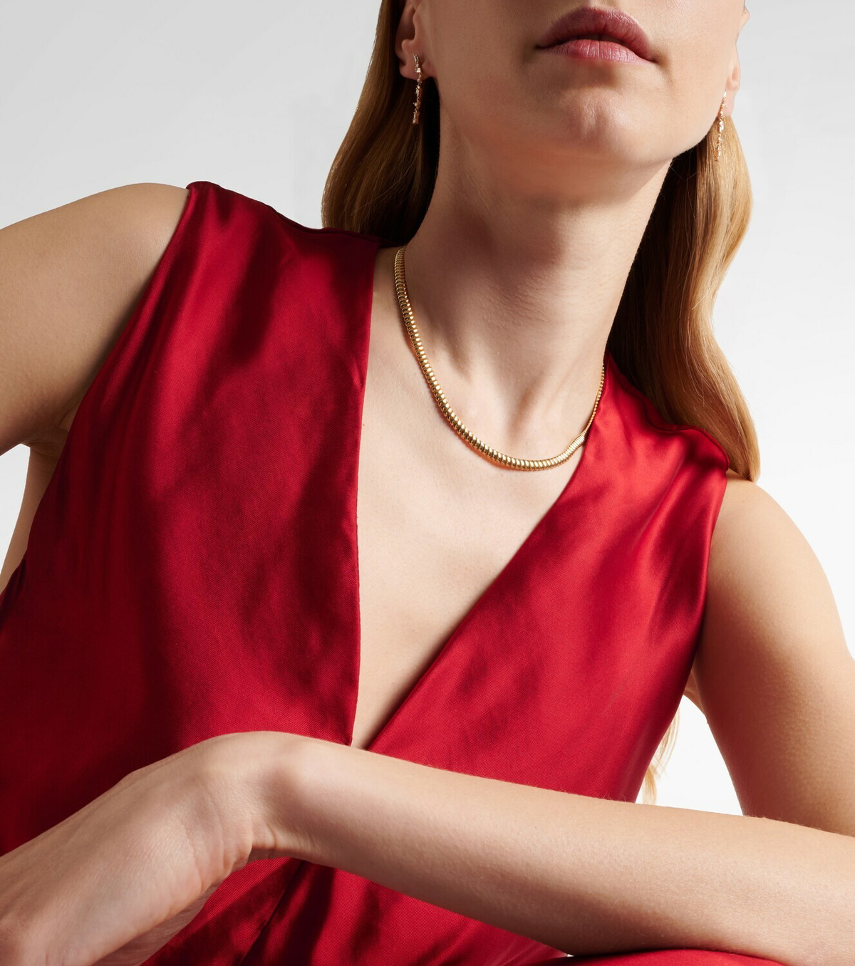 Anita Ko Zoe Thin 18kt gold choker