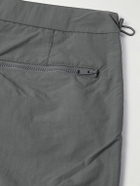 SAIF UD DEEN - Straight-Leg Nylon Trousers - Gray