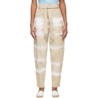 Stella McCartney Brown Tie-Dye Bamboo Safari Trousers