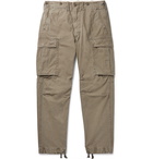 RRL - Slim-Fit Tapered Washed-Cotton Cargo Trousers - Men - Green