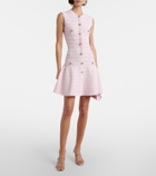 Self-Portrait Embellished pointelle minidress