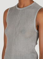 Ribbed Tank Top in Grey