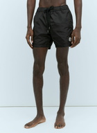 Moncler Logo Patch Swim Shorts