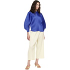 PLEATS PLEASE ISSEY MIYAKE Off-White Opaque Trousers