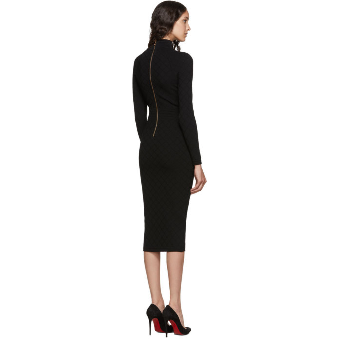 black crystal dress SATIN MINI button-front Size:US0-UK2-EUR30 Black 3 Drawer Dresser