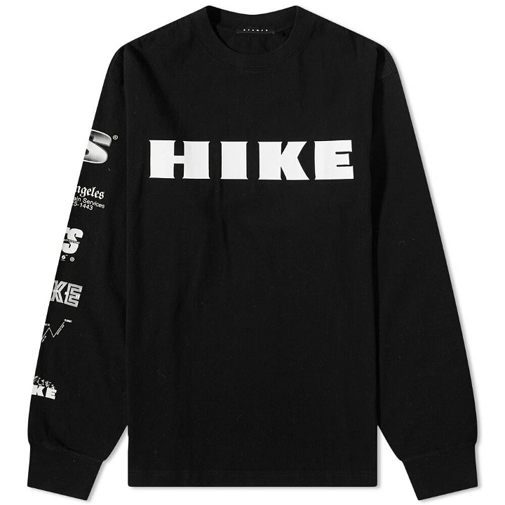 Photo: Stampd Men's Long Sleeve Hike T-Shirt in Black