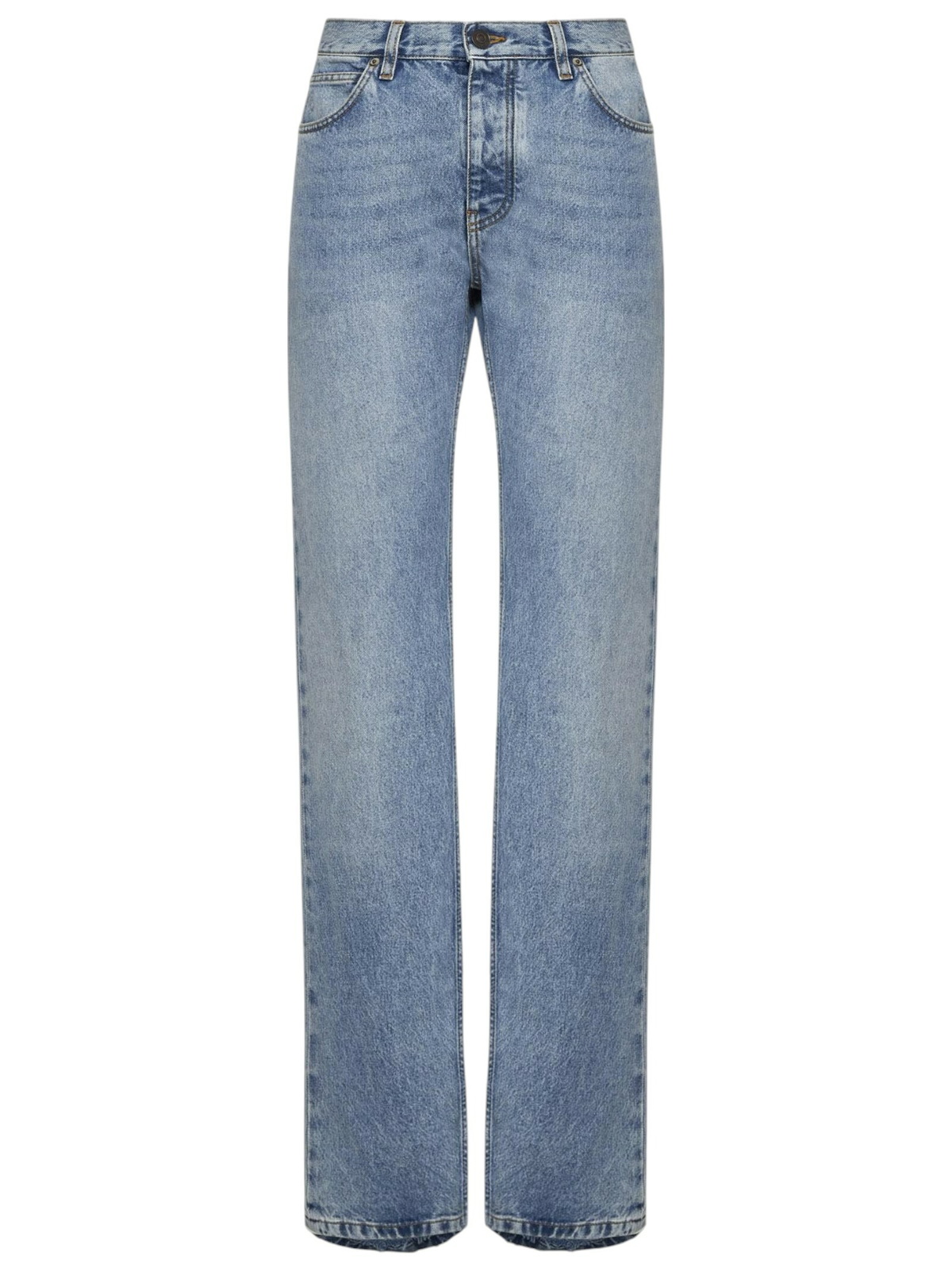 Destroyed Low Crotch Jeans in Black Balenciaga