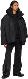 Juun.J Black Layered Down Jacket