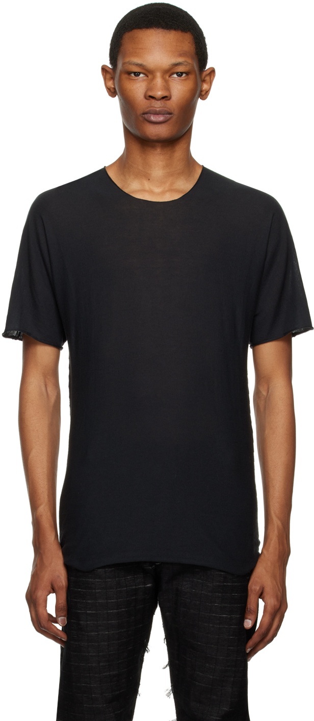 Label Under Construction Black Arched T-Shirt