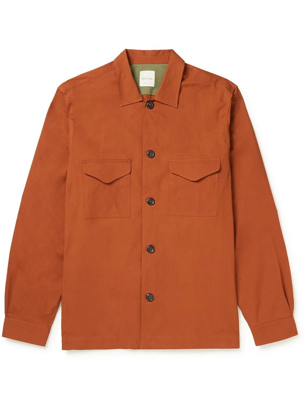 Photo: Paul Smith - Cotton-Twill Overshirt - Red