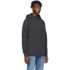 Levis Made and Crafted Grey Unhemmed Hoodie