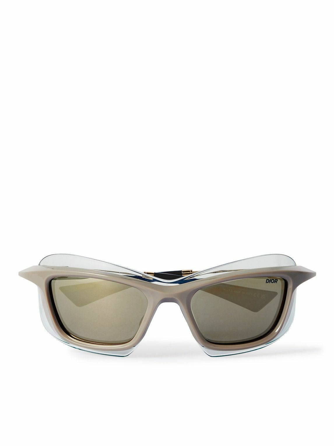 Photo: Dior Eyewear - DiorXplorer S1U Acetate Wrap-Around Sunglasses