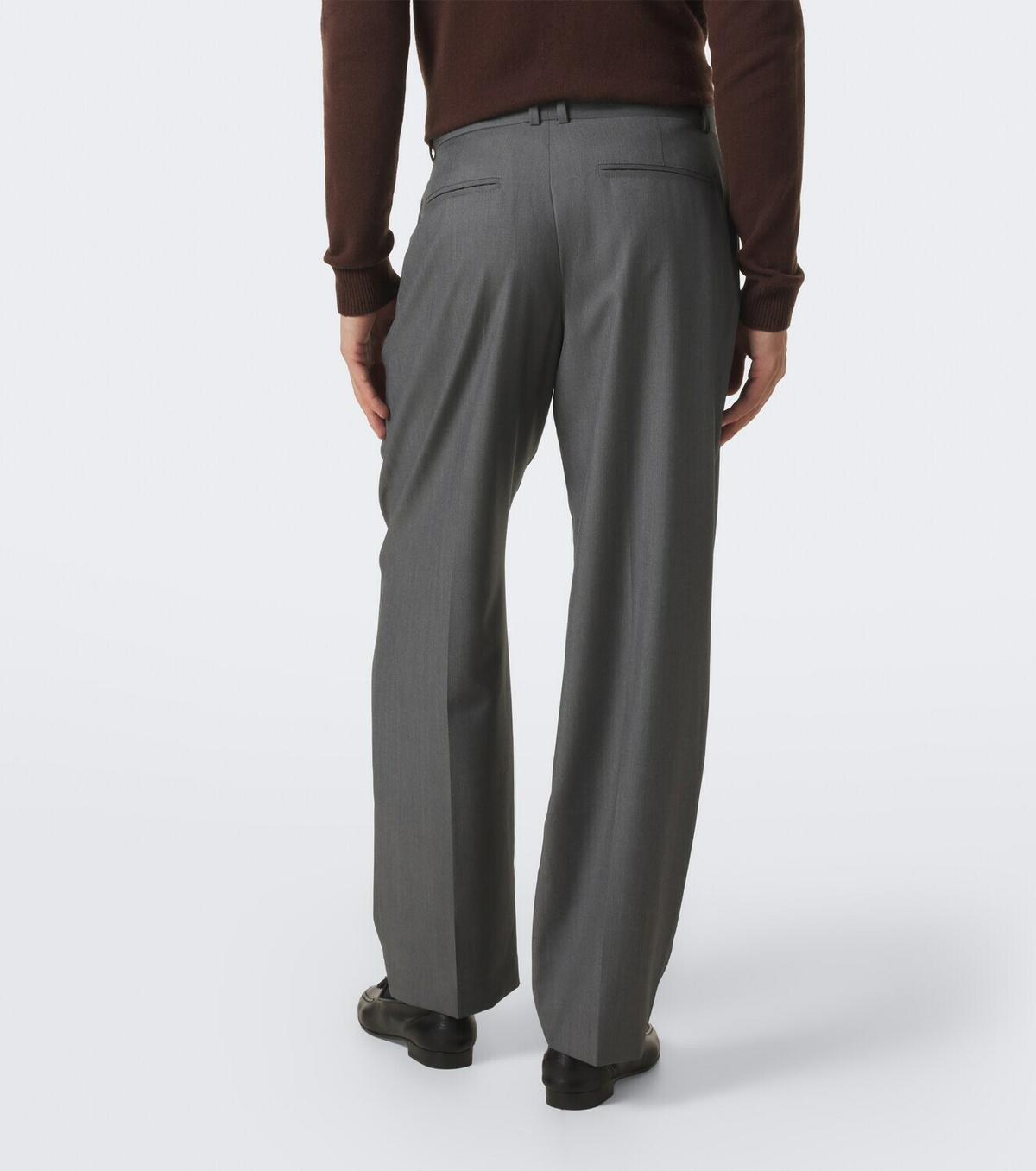 The Row Tavel virgin wool mouliné suit pants